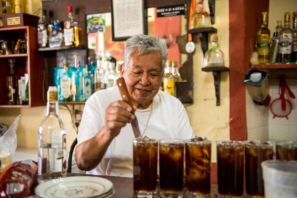 Cantina la capilla en Tequila Jalisco Mexico