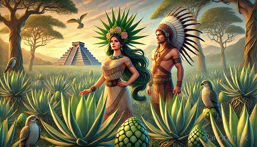 Mayahuel y Quetzalcoatl inventaron el amor en la tierra (mitología Azteca)
