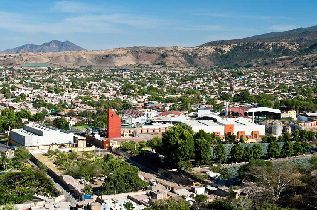Vista Panoramica de Tequila Jalisco