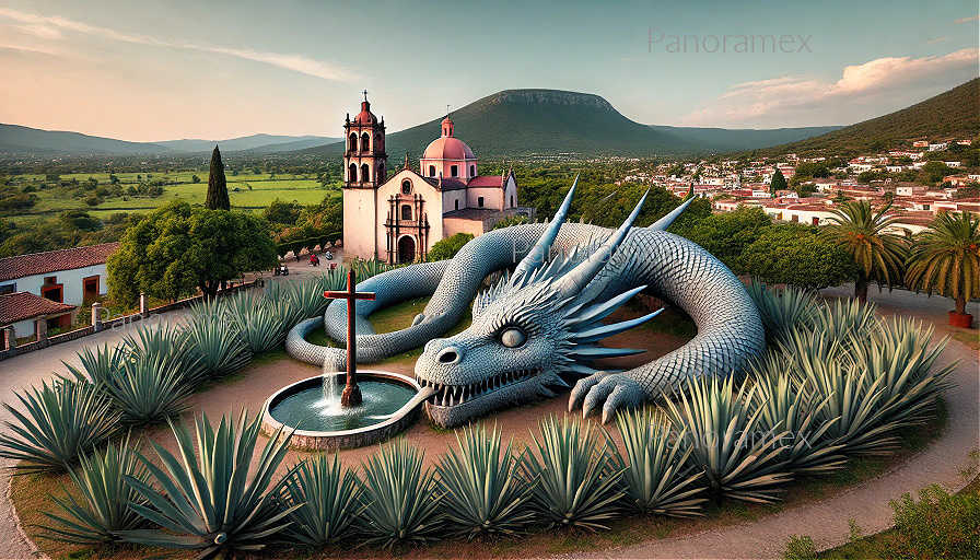 La leyenda de Tequila Dragón en Jalisco México