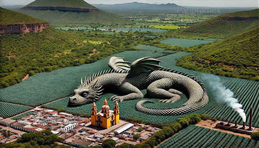 El Dragón de Tequila en Mitos y leyendas de jalisco Mexico