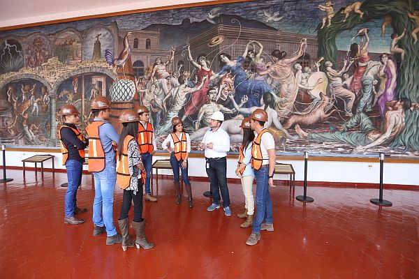 Mural de Jose Maria Servin en Tequila Jalisco Mexico