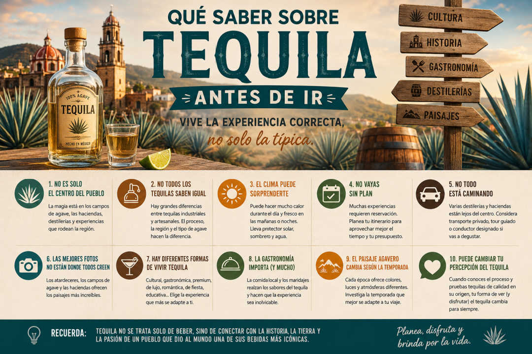 Lo que debes de saber sobre Tequila Antes de ir